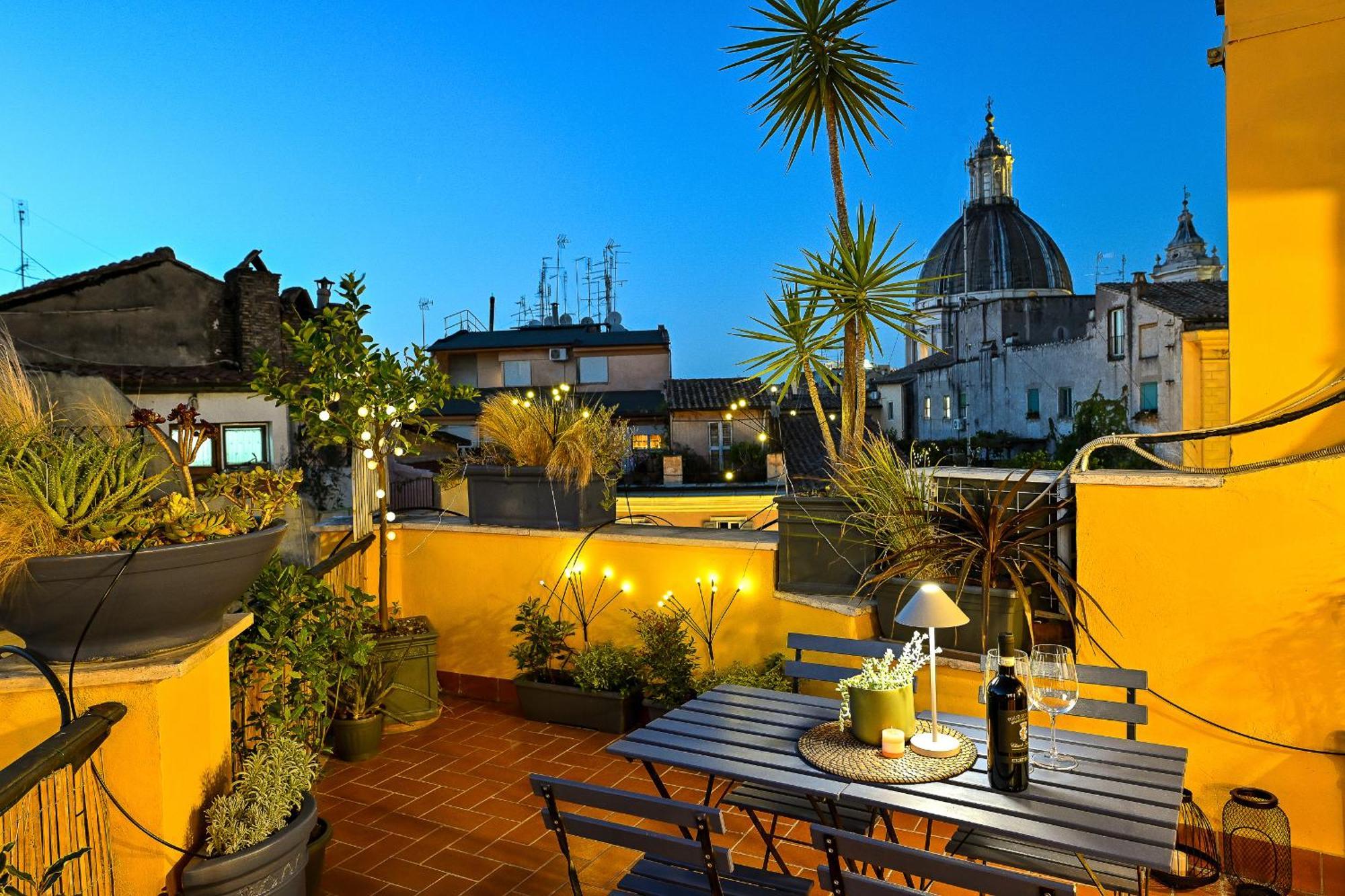 Apartment Navona Design Rooftop Rom